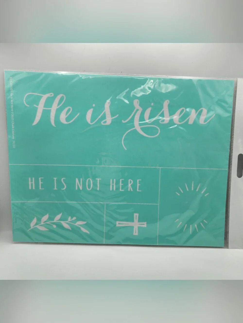Chalk Couture Transfer, He Is Not Here, 8.5